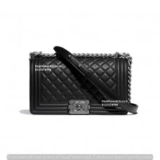 Chanel Boy Super Fake Bag Online |Lushentic Grade Grained Calfskin Leather