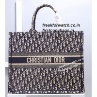 Christian Dior Book Tote Super Fake Bags India | Full Hand Embroidery On The Bag Like The Actual One