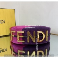 Fendi Fendigraphy Super Fake Bags India |Nano Multicolor Inlay Suede