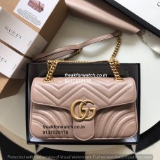 Gucci GG Marmont Super Fake Sling Bag |Genuine Leather Ref.446744