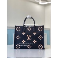 LV OnTheGo MM Super Fake Bag | Original Leather