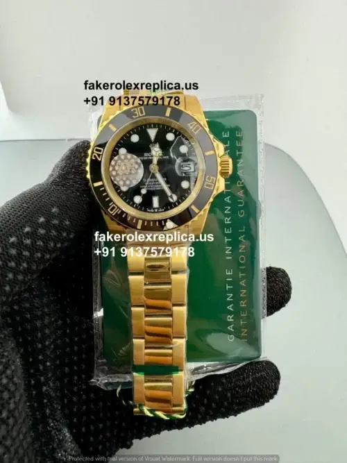 replica rolex submariner gold