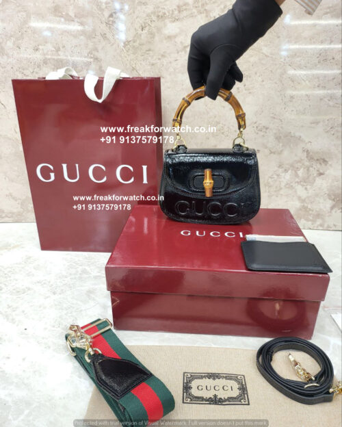 gucci bamboo hand bags